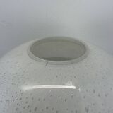 Grande lampe de table en verre ufo de 36 cm fabriquée par glashütte limburg, allemagne, années 1970