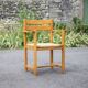 Vintage armchair, elm wood armchair Maison Regain, vintage straw chair.