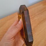 Cendrier verre orange