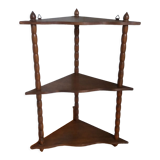 Hanging corner wall shelf