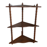 Hanging corner wall shelf