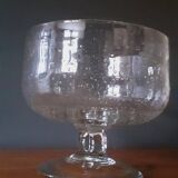 Biot cup in bubbled and blown glass, 1970s