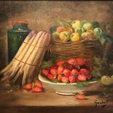 Nature morte aux fraises