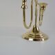 Vintage Brass Candlestick, Czechoslovakia, 1960's.