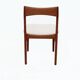 6 chaises danoises par Henning Kjaernulf en teck vintage scandinave 1960