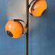 Herda floor lamp - mushroom floor lamp - mid-century brown