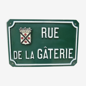 Plaque de rue de Plancoet