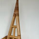 Fauteuil trône en bambou des années 70