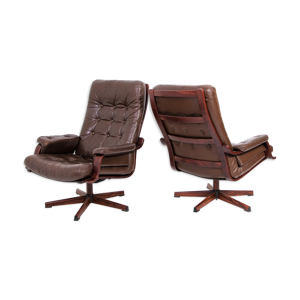 Paire de fauteuils en