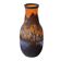 Vintage style Gallé '900 multicoloured decorative glass vase
