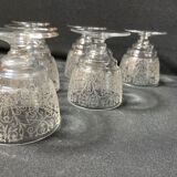 Porto glass Baccarat Lulli art deco service