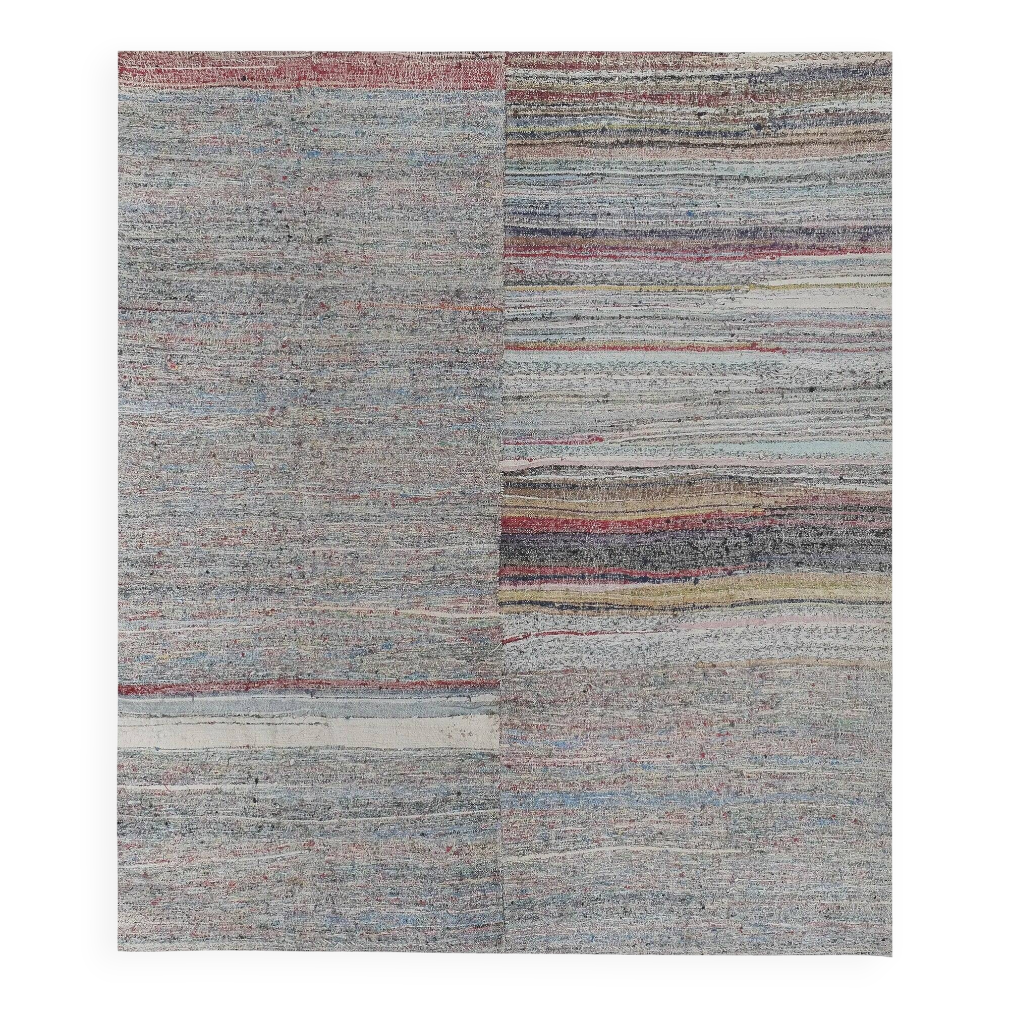 Vintage Turkish kilim, handwoven, 279x316 cm.