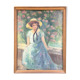 Tableau Jeune fille au chapeau