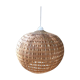 Suspension ball in rattan straw