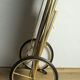 Foldable vintage bar trolley