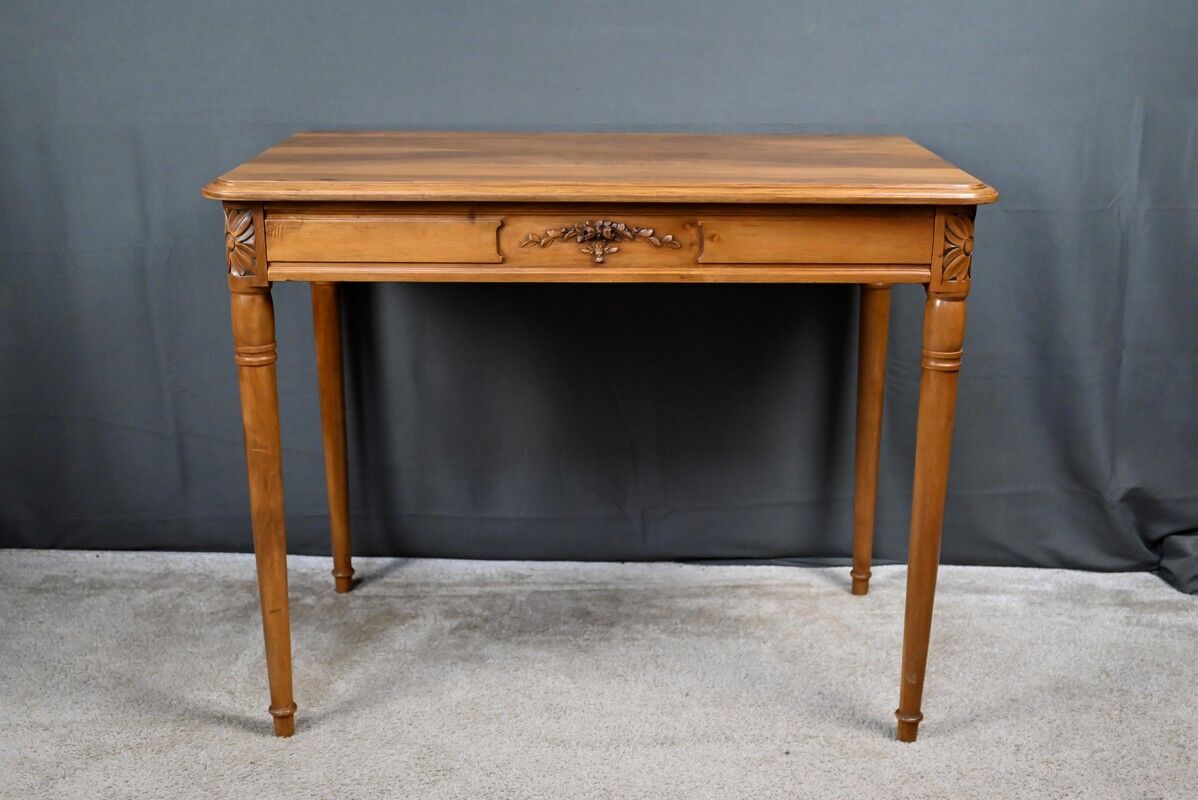 Table bureau en noyer, maison Henry Geneste – 1ère partie XXe
