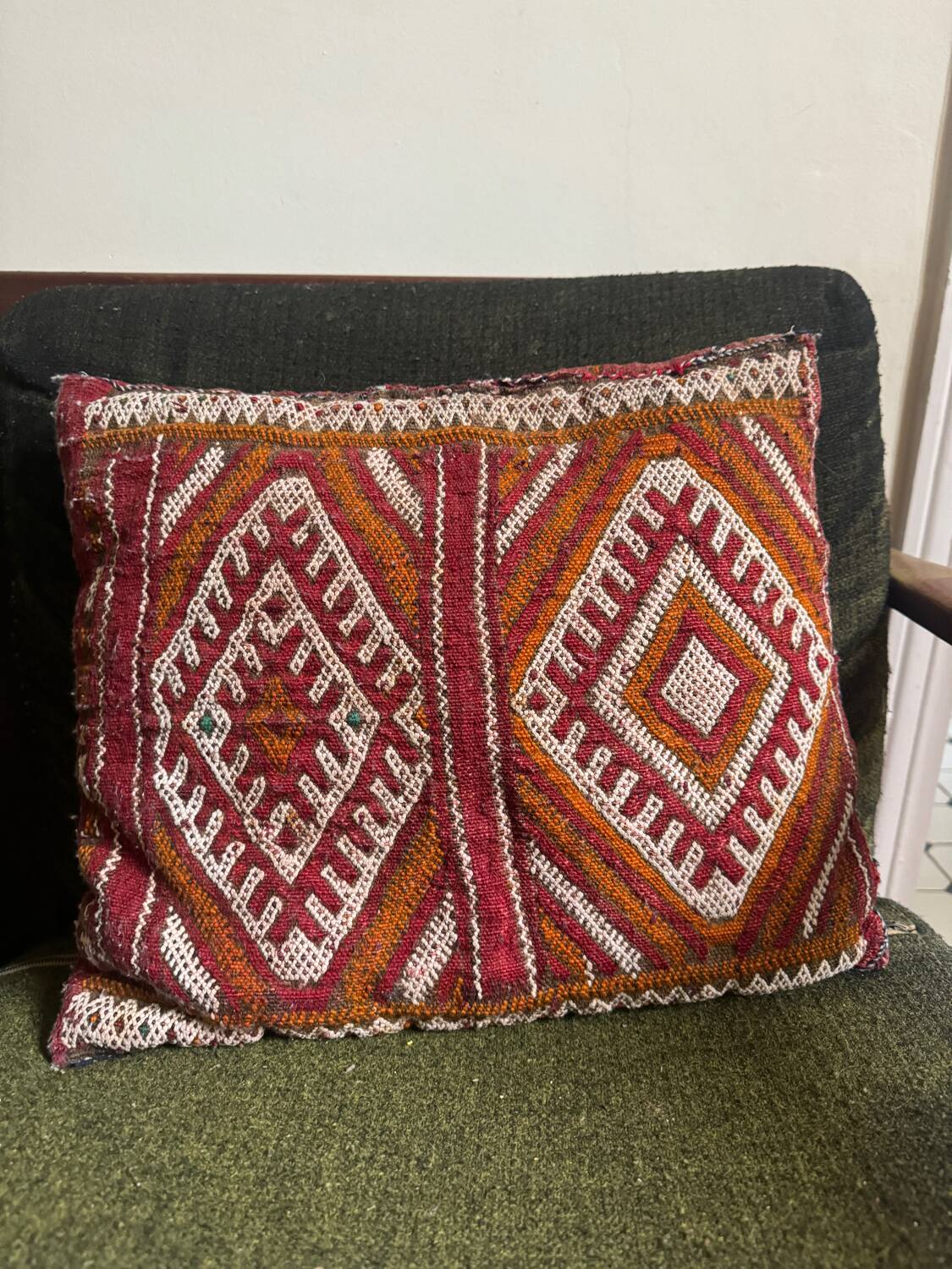 Old kilim cushion