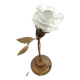 Lamp tulip flower brass glass vintage design old light