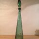 Bottle Empoli Italian glass green 58 cm