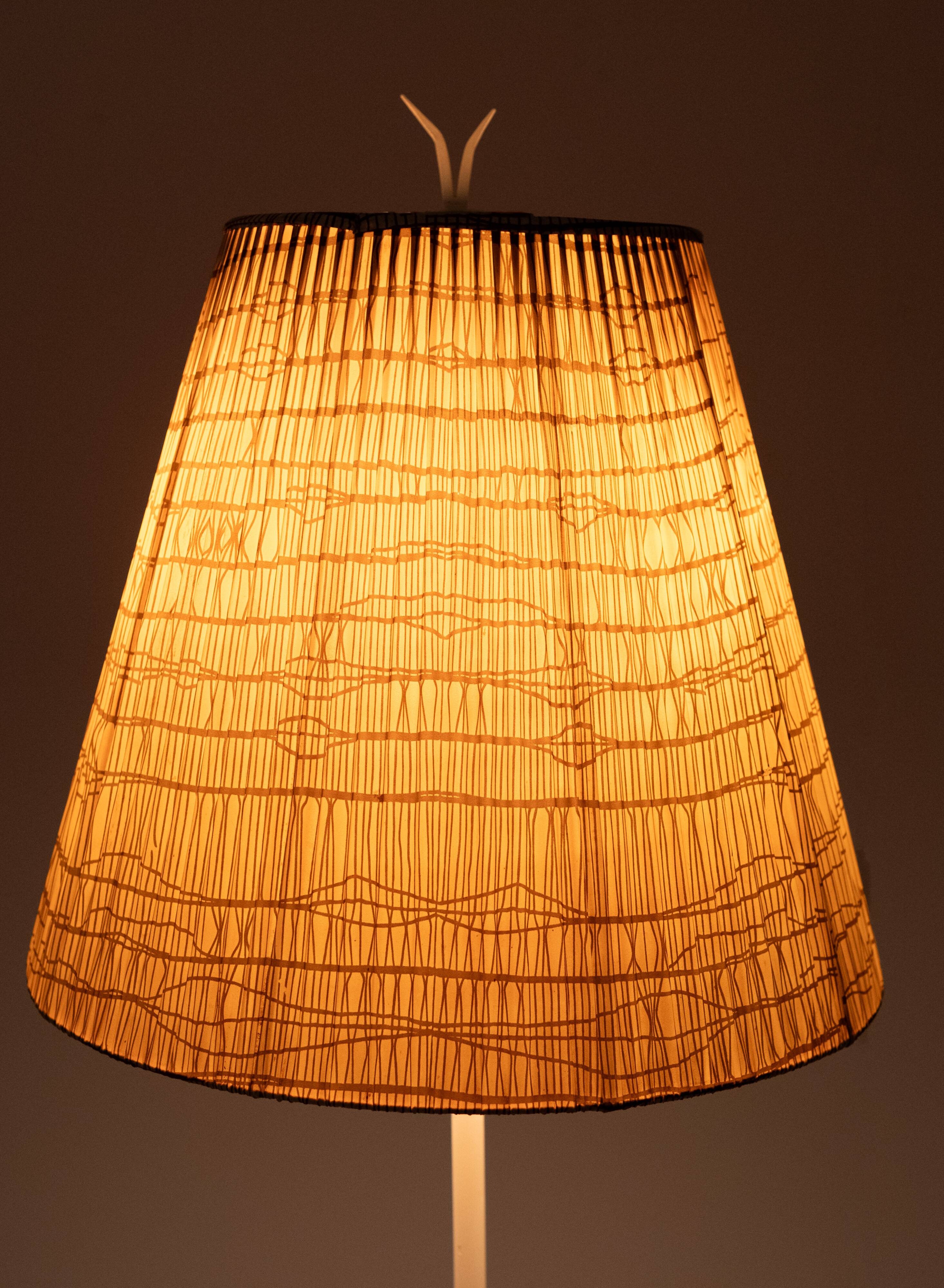 Mid Century Modern Tripod Floor lamp Holland 1950s