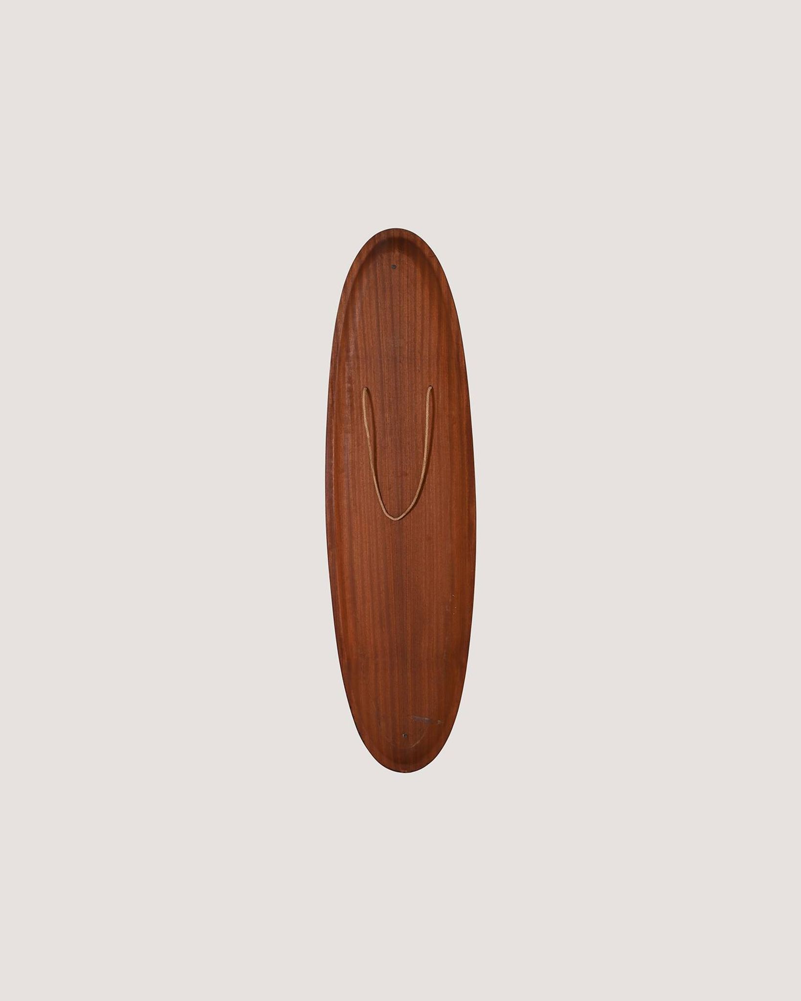 Miroir en palissandre scandinave, années 1960
