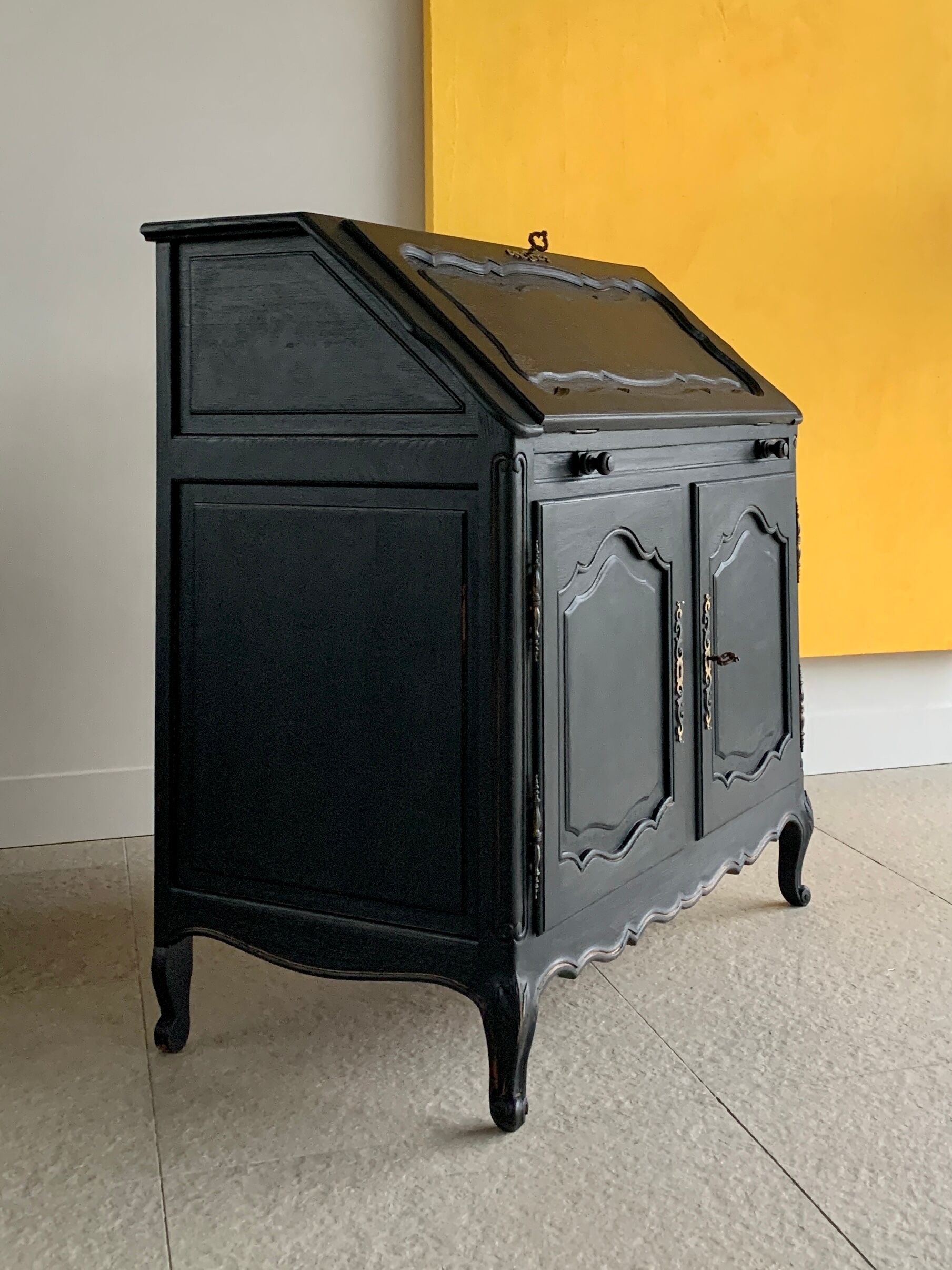 Vintage oak secretary