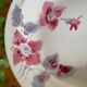Antique earthenware salad bowl from sarreguemines.