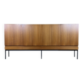 Buffet haut B60 en teck par Dieter Waeckerlin pour Behr, années 1960-1970