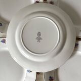 Digoin Sarreguemines dinner plates, floral