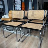 4 Cesca B32 chairs by Marcel Breuer
