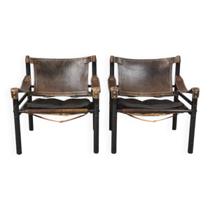 Paire de fauteuils Sirocco