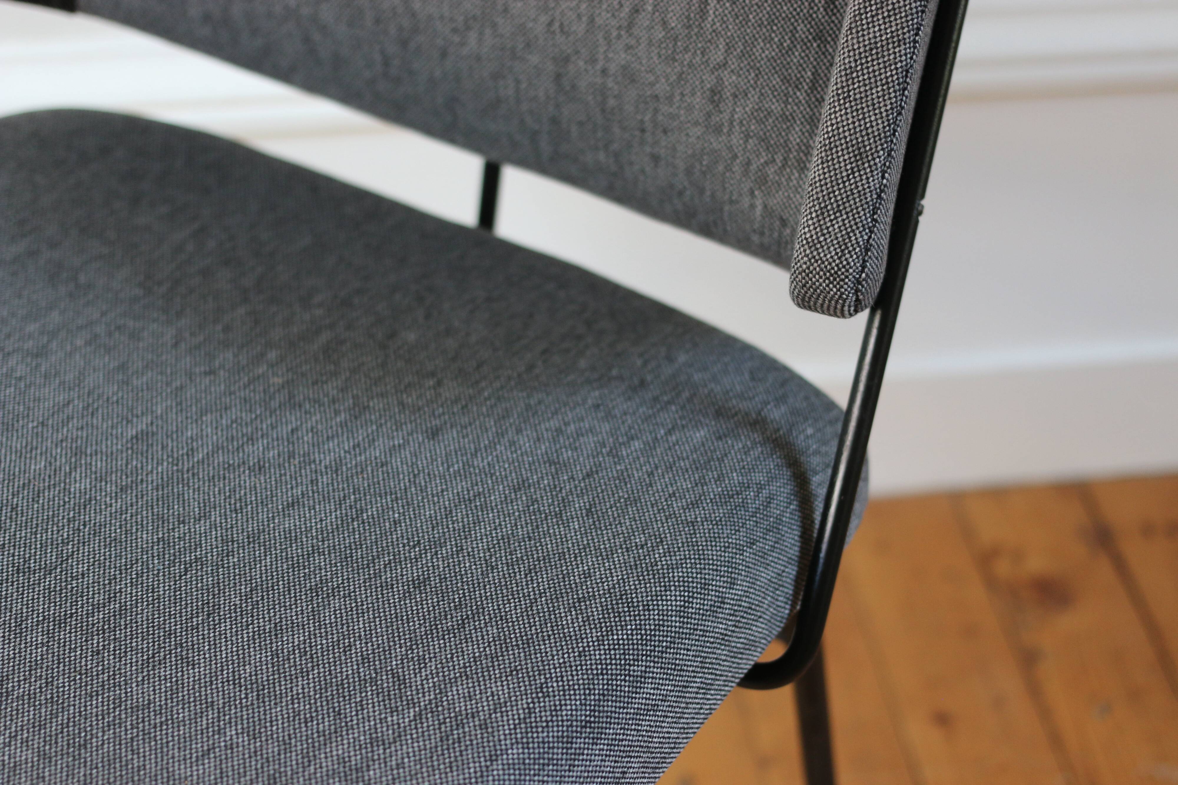Series of 6 vintage modernist chairs Raphael Raffel, 1950s