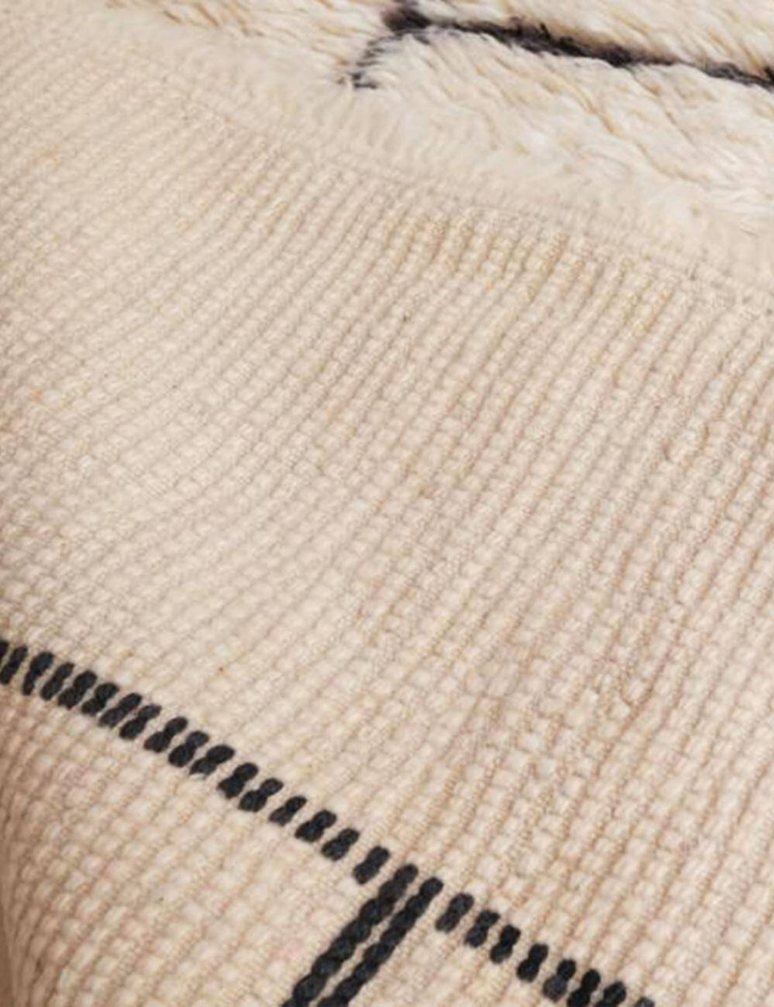 Tapis Marmoucha Blanc Ecru - 254 x 174 cm