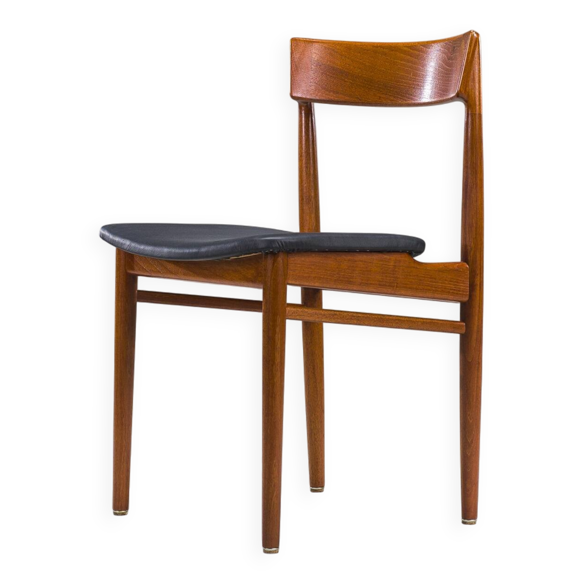 Model 39 Teak Dining Chair by Henry Rosengren Hansen for Brande Møbelindust