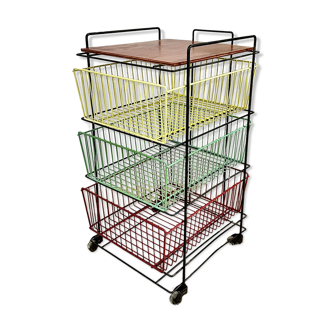 Metal furniture with 50's baskets