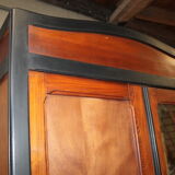 Armoire parisienne noir et bois
