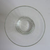 2 old faceted glasses