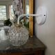Wall lamp with vintage globe