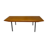 Ancienne table basse bois design Wilhelm Renz style scandinave vintage an60