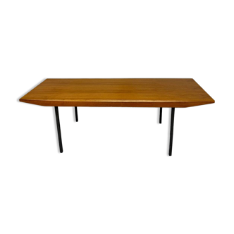 Ancienne table basse bois design Wilhelm Renz style scandinave vintage an60