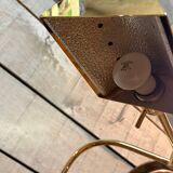 Articulated reading floor lamp in brass, design by DLG Fratelli Martini.