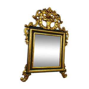 Miroir bois doré de