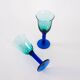 Pair of colourful glasses, Danish design, 1970s, manufactured in Denmark
