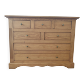 Commode 7 tiroirs en pin massif
