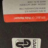 Chaise Oxford à dossier haut par Arne Jacobsen pour Fritz Hansen