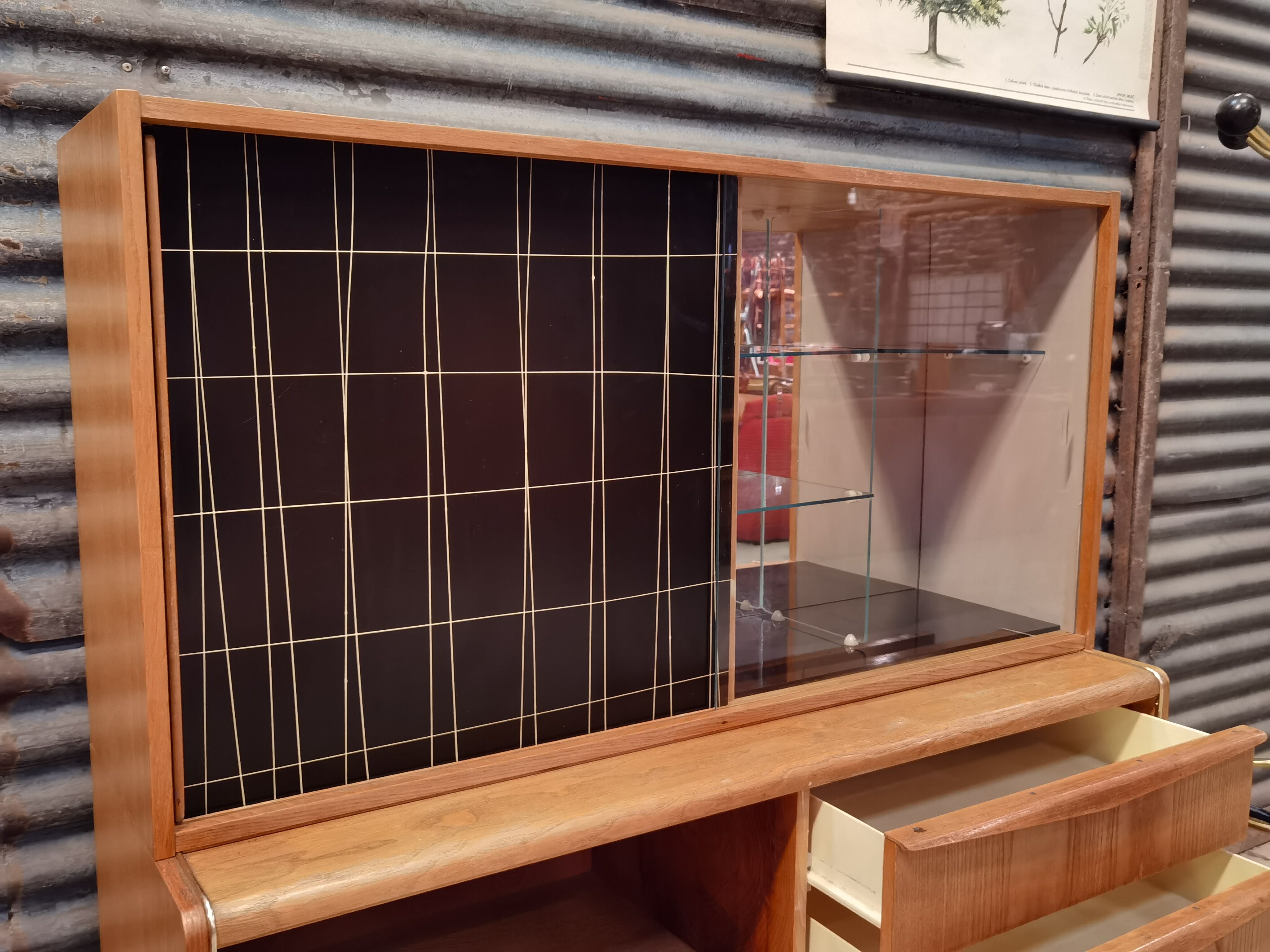 Buffet U372 / 386 Bohumil Landsman and Hubert Nepožitek for Jitona Soběslav