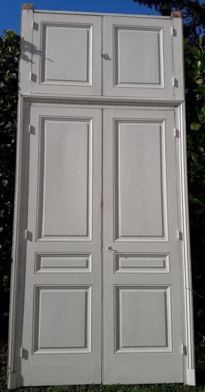 Boiserie haussmannienne placard 4 portes 3,12x1,43m XIX°