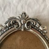 Pair of vintage silver metal frames