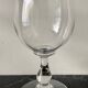 Old crystal stemmed glass vase