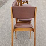 Set of 4 vintage Scandinavian chairs